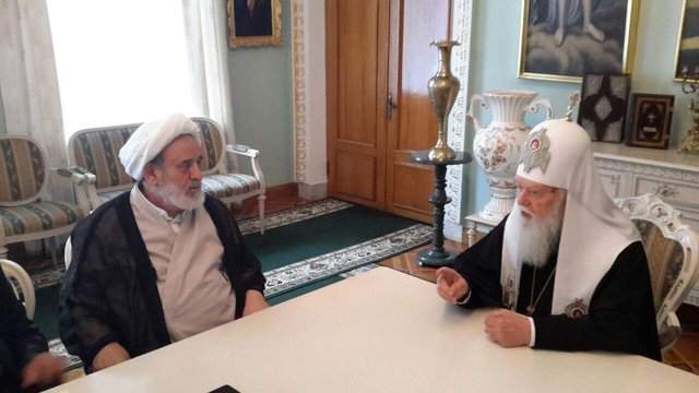 شیخ حسین انصاریان و اسقف اعظم اوکراین,اخبار مذهبی,خبرهای مذهبی,علما