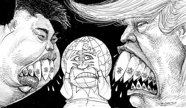 کاریکاتور ترس جهانی از دست این دو نفر