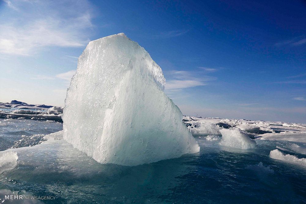 تصاویر شکستن یخ های قطبی,عکسهایی از یخ های قطب,تصاویر زیبا از قطب,