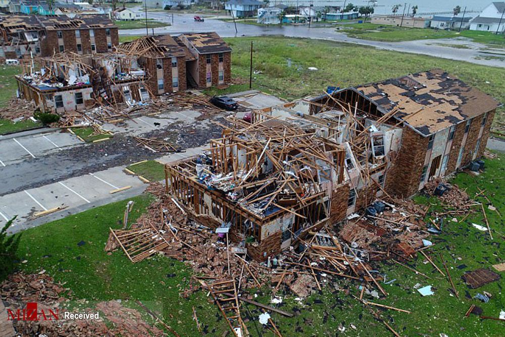تصاویرطوفان هاروی در تگزاس,عکس های خسارات طوفان هاروی در تگزاس,تصاویر طوفان هاروی درآمریکا,