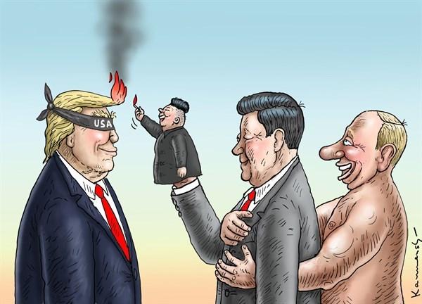 عکس کاریکاتوررهبر کره شمالی