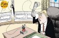 کاریکاتور ترامپ و رهبر کره شمالی