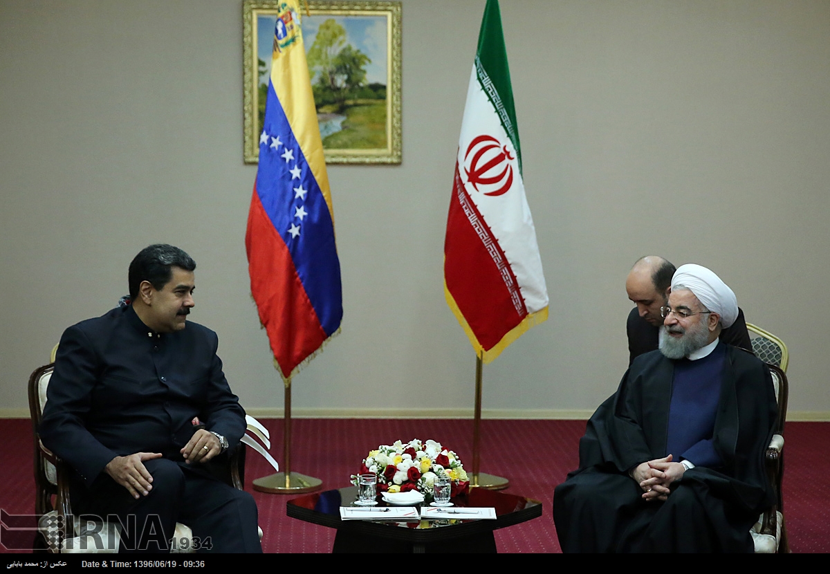 تصاویردیدار رؤسای جمهور ایران و ونزوئلا,تصاویر دیدارحسن روحانی و نیکلاس مادورو,عکسهای دیدار حسن روحانی با رئیس جمهور ونزوئیلا