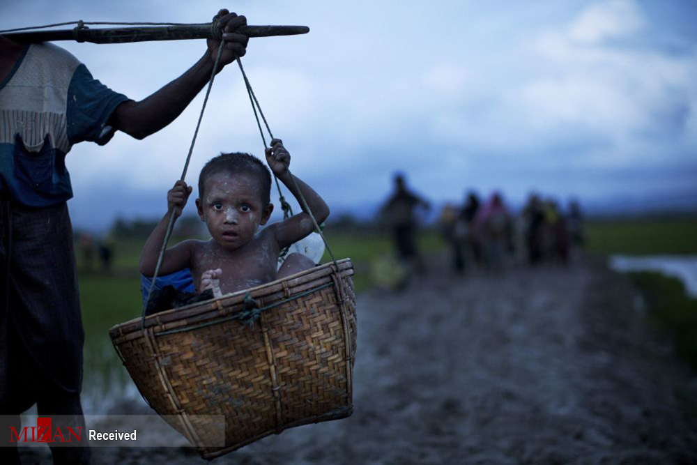 عکس پناهجویان روهینگیا در مرز میانمار و بنگلادش,تصاویر پناهجویان روهینگیا در مرز میانمار و بنگلادش,عکس پناهجویان روهینگیا