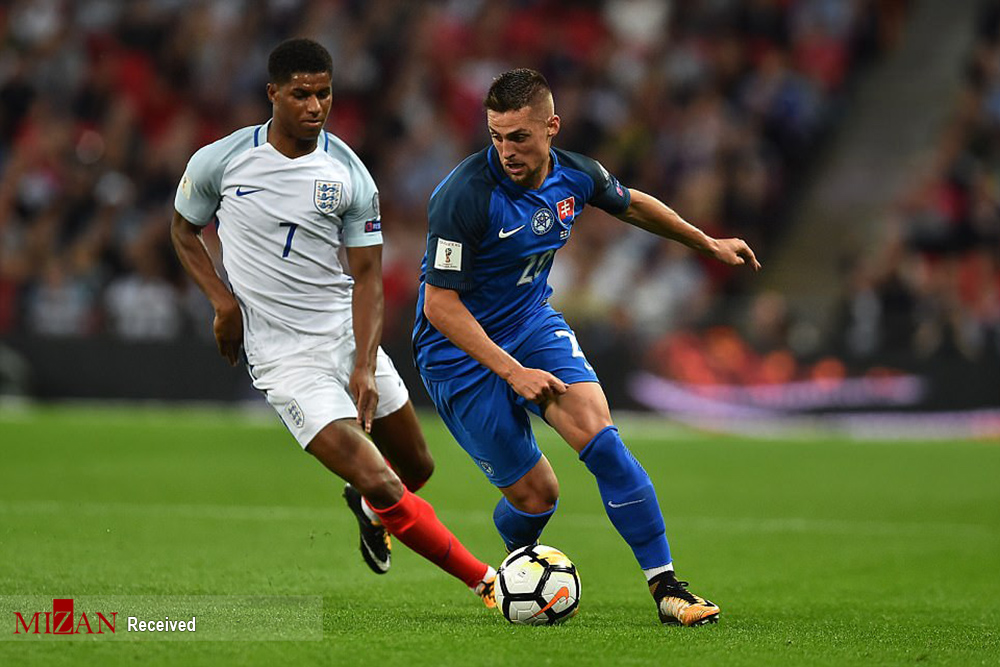 عکس دیدار تیم های فوتبال انگلیس و اسلواکی,تصاویر دیدار تیم های فوتبال انگلیس و اسلواکی,عکس دیداری حساس در ورزشگاه ومبلی