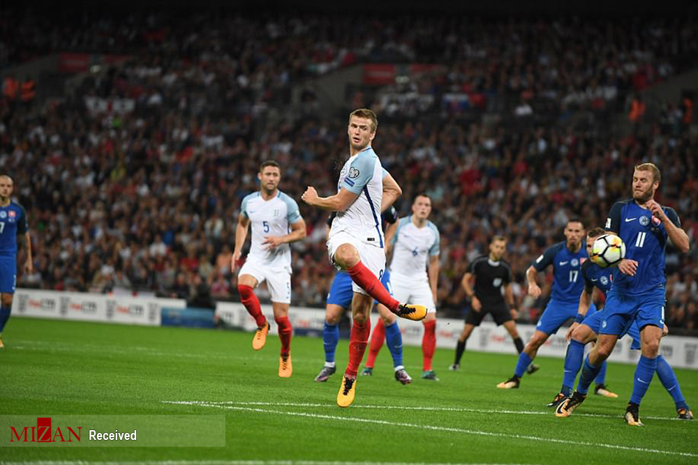 عکس دیدار تیم های فوتبال انگلیس و اسلواکی,تصاویر دیدار تیم های فوتبال انگلیس و اسلواکی,عکس دیداری حساس در ورزشگاه ومبلی