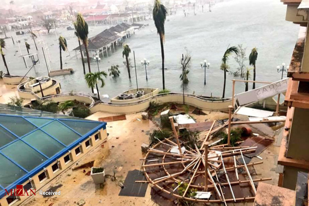 عکس طوفان ایرما در کارائیب-آمریکا,تصاویر طوفان ایرما در کارائیب-آمریکا,عکس طوفان ایرما