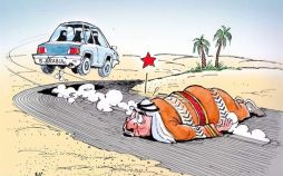 کارتون عاقبت رانندگی زنان در عربستان,کاریکاتور,عکس کاریکاتور,کاریکاتور اجتماعی