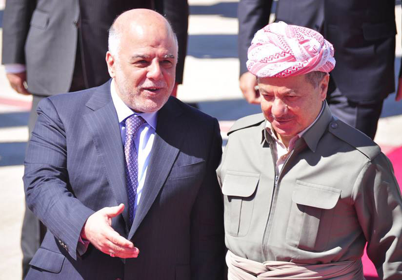 بارزانی والعبادی,اخبار سیاسی,خبرهای سیاسی,خاورمیانه