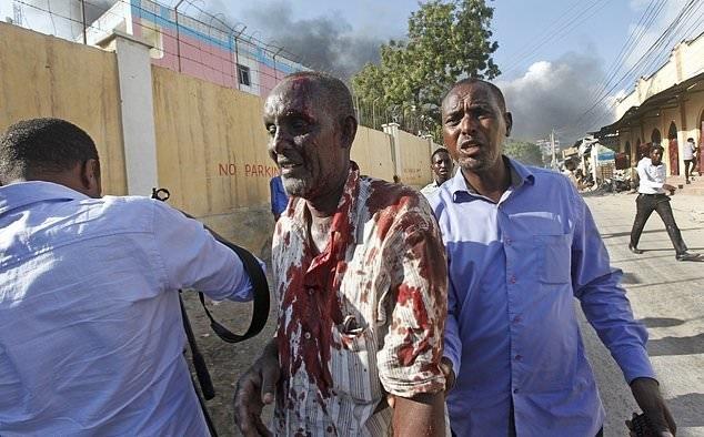 عکس مرگبارترین حمله تروریستی سومالی,تصاویر مرگبارترین حمله تروریستی سومالی,عکس قربانیان انفجار تروریستی سومالی