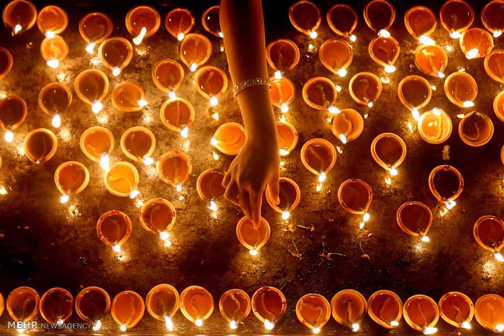 تصاویر جشن نور هند,عکسهای جشنواره دیوالی,عکس های جشن نور در هند