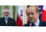 ظریف و وزیر خارجه فرانسه,اخبار سیاسی,خبرهای سیاسی,سیاست خارجی