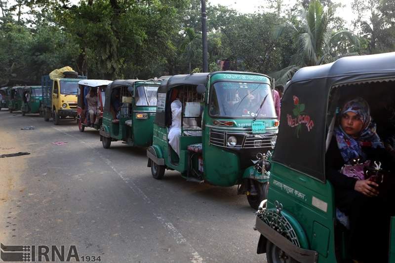 تصاویر محبوب‌ترین و مهم‌ترین وسیله‌نقلیه در بنگلادش,عکس محبوبترین وسیله هادربنگلادش,تصاویر پرکاربردترین وسیله های نقلیه در بنگلادش