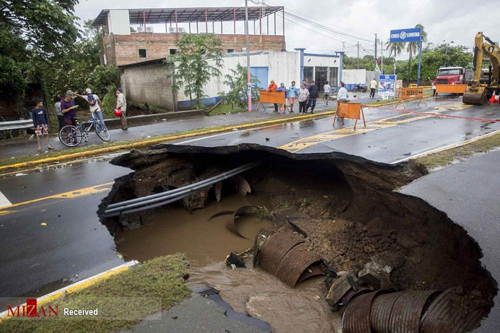 عکس های طوفان آمریکای مرکزی,تصاویر طوفان نیت,عکسهای طوفان نیت در آمریکا