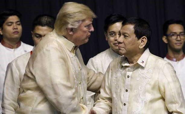 ترامپ و رئیس جمهور فیلیپین,اخبار سیاسی,خبرهای سیاسی,اخبار بین الملل
