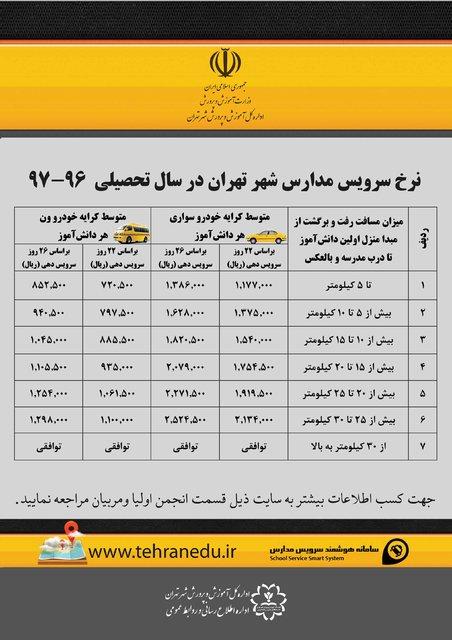 شهریه سرویس مدارس شهریه سرویس مدارس,نهاد های آموزشی,اخبار آموزش و پرورش,خبرهای آموزش و پرورش