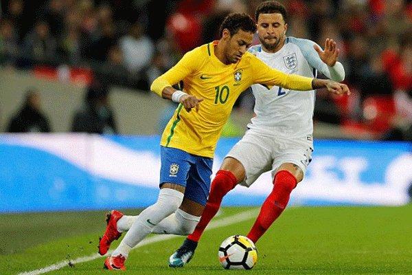 انگلیس و برزیل,اخبار فوتبال,خبرهای فوتبال,اخبار فوتبال جهان