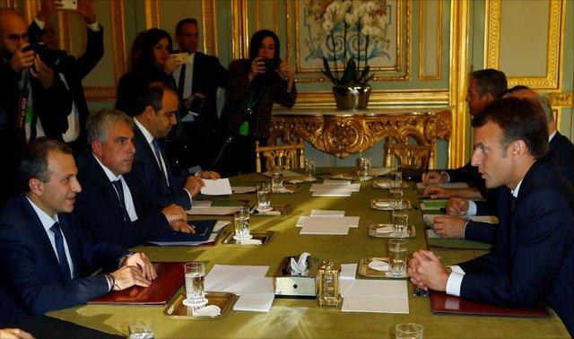 دیدار جبران باسیل با امانوئل ماکرون,اخبار سیاسی,خبرهای سیاسی,خاورمیانه