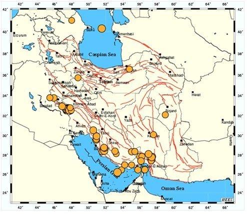 گسل مشترک میان ایران و کشورهای همسایه,اخبار حوادث,خبرهای حوادث,حوادث طبیعی