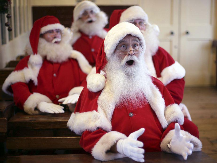 تصاویر بابانوئل های کریسمس,عکس های سانتا کلاوز,عکسهای آموزش بابانوئل های کریسمس
