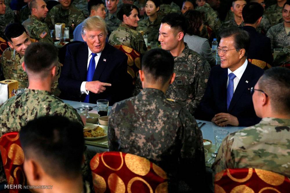 تصاویر تور آسیایی دونالد ترامپ,عکس های سفر ترامپ به کره جنوبی,عکسهای دونالد ترامپ در چین