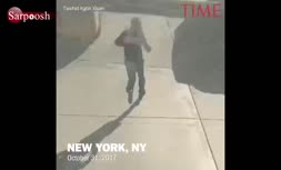 فیلم لحظه دستگیری تروریستی که در نیویورک دوچرخه سواران را زیر گرفت 