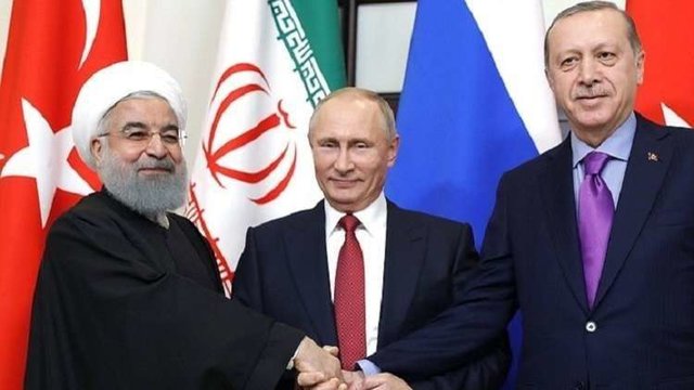 پوتین روحانی و اردوغان پوتین روحانی و اردوغان,اخبار سیاسی,خبرهای سیاسی,سیاست خارجی