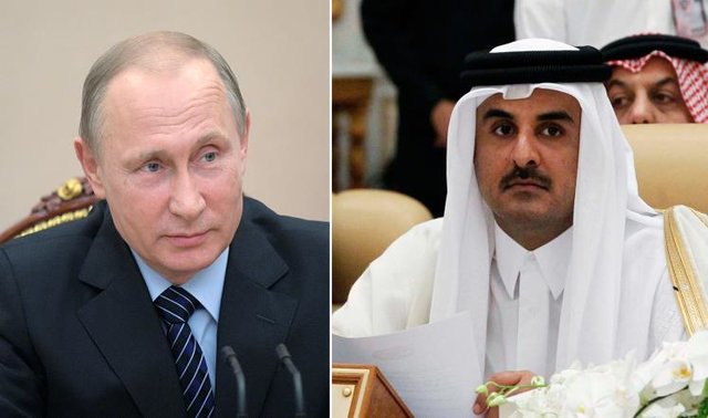 امیر قطر و پوتین,اخبار سیاسی,خبرهای سیاسی,خاورمیانه