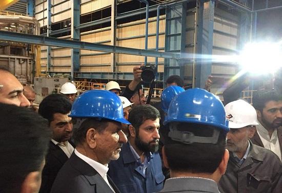 مراسم افتتاح کارخانه فولاد اروند,اخبار اقتصادی,خبرهای اقتصادی,صنعت و معدن