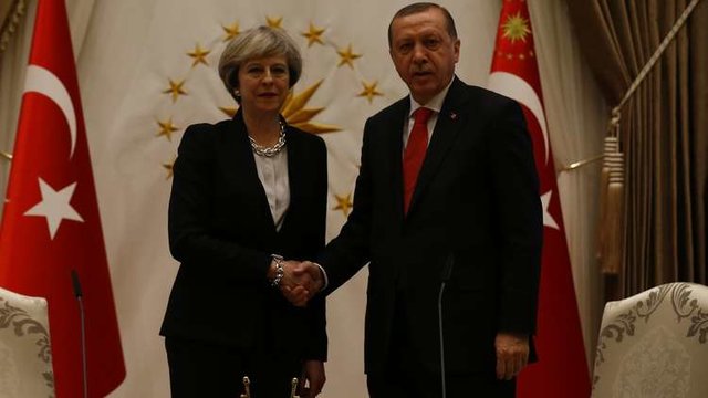 رجب طیب اردوغان و ترزا می رجب طیب اردوغان و ترزا می,اخبار سیاسی,خبرهای سیاسی,خاورمیانه
