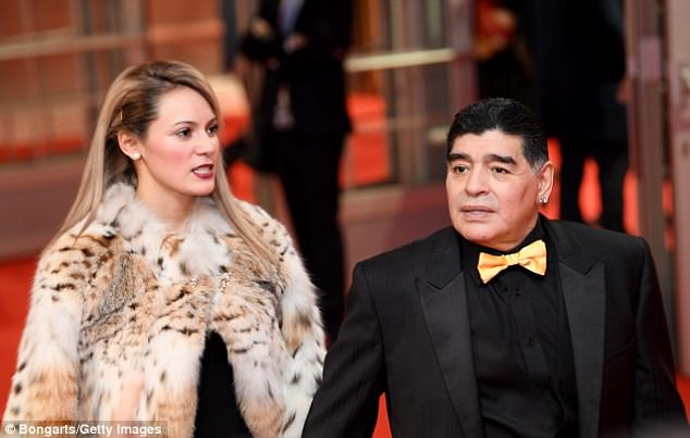 دیگو مارادونا و همسرش,اخبار ورزشی,خبرهای ورزشی,اخبار ورزشکاران