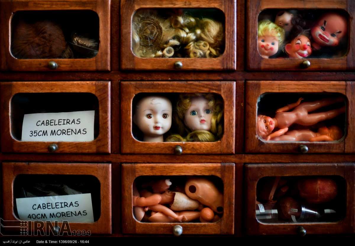 تصاویر تعمیرات عروسک ها,عکس های بیمارستان عروسک در پرتغال,عکسهای تعمیرات عروسک در پرتغال