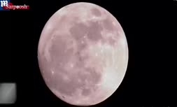 ویدئو این شب‌ها زیباترین ماه را ببینید