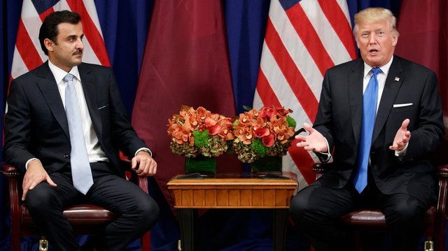 ترامپ و امیر قطر,اخبار سیاسی,خبرهای سیاسی,اخبار بین الملل