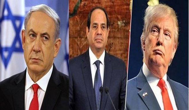 ترامپ وسیسی و نتانیاهو,اخبار سیاسی,خبرهای سیاسی,خاورمیانه