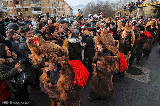 رقص خرس‌ها در رومانی,اخبار جالب,خبرهای جالب,خواندنی ها و دیدنی ها