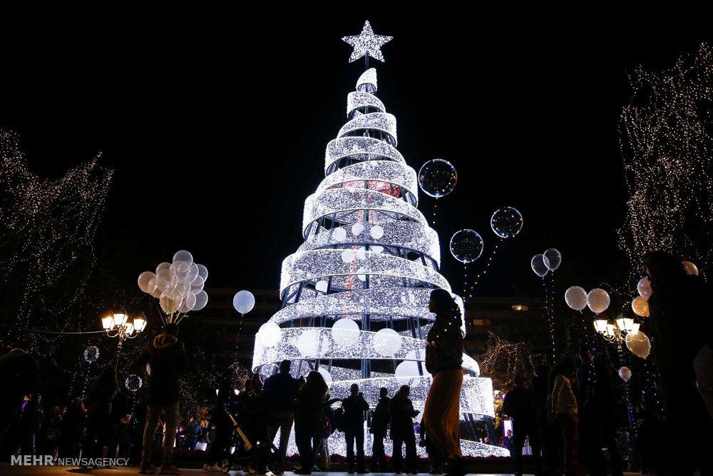 تصاویر درخت های کریسمس در نقاط مختلف جهان‎,اخبار جالب,خبرهای جالب,خواندنی ها و دیدنی ها