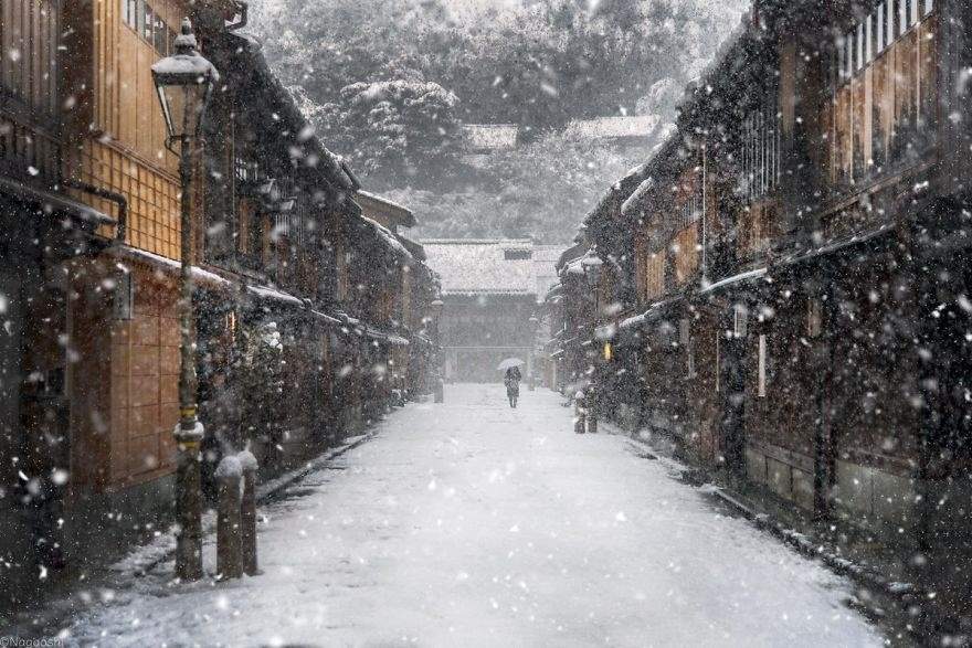 تصاویر برفی سرزمین آفتاب تابان زمستان,عکسهای برفی از کشور ژاپن,تصاویری زیبااز مناظر برفی کشور ژاپن,