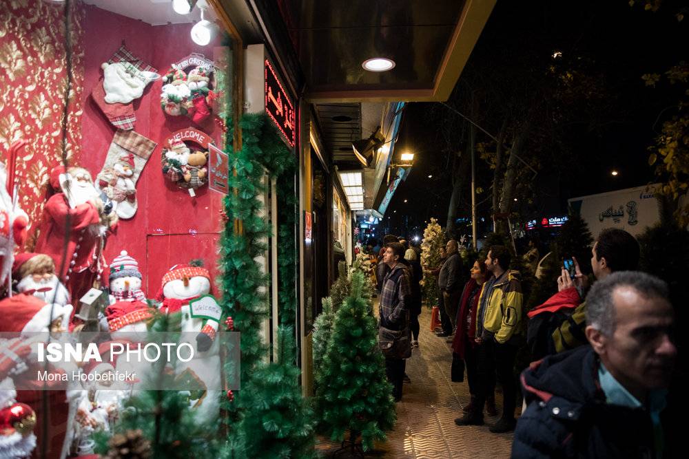 عکس خرید کریسمس در تهران,تصاویر خرید کریسمس در تهران,عکس بازار خرید کریسمس در تهران