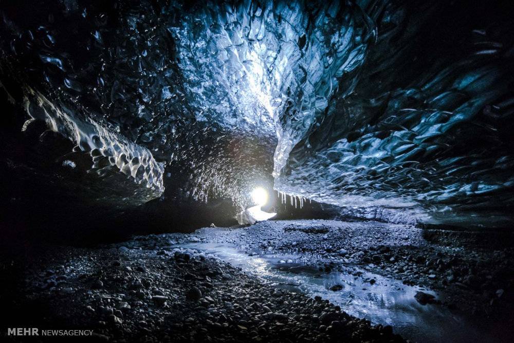 عکس غارهای یخی ایسلند,تصاویرغارهای یخی ایسلند,عکس غارهای یخی