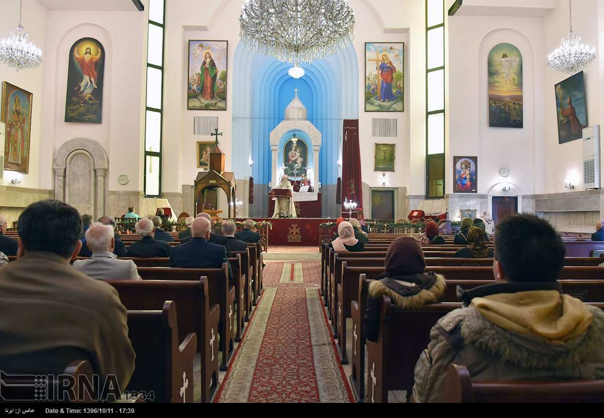 تصاویر مراسم آغاز سال نو میلادی,تصاویر آغاز سال نو میلادی در کلیسا وانگ اصفهان,تصاویر آغاز سال نو میلادی در کلیسا گریگور تهران,