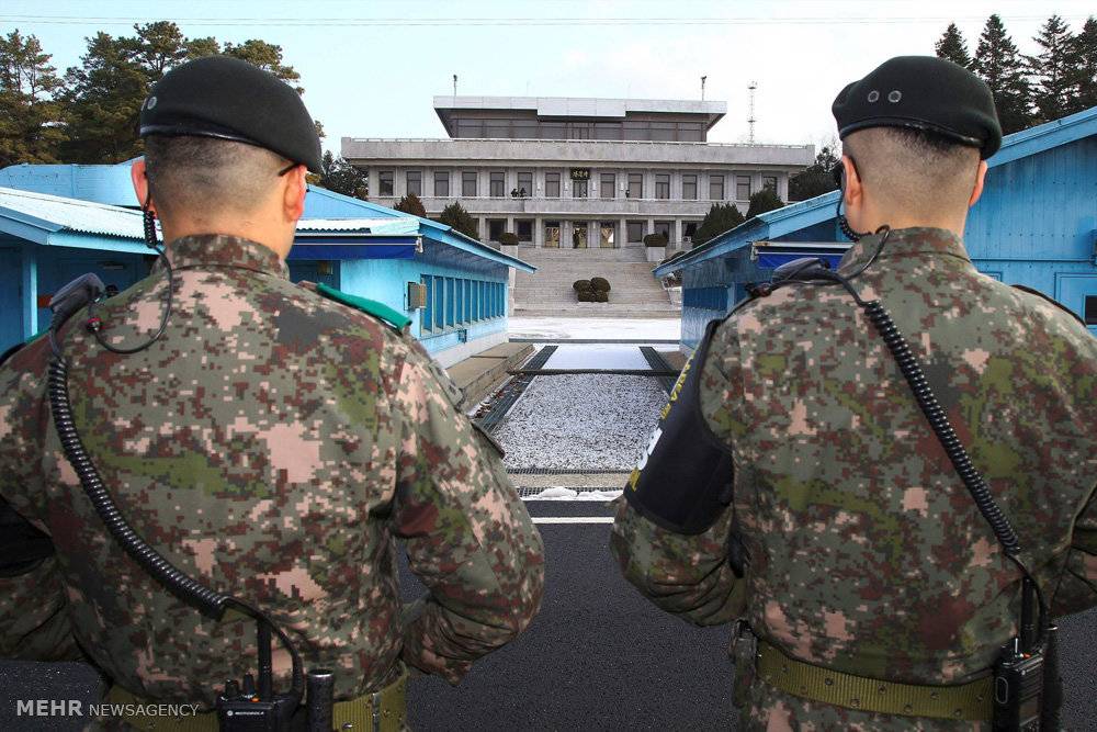 تصاویرمذاکره مقامات دو کره‎,عکس های دیدارمقامات کره درپانمونجوم,تصاویردیدارمقامات کره شمالی وجنوبی