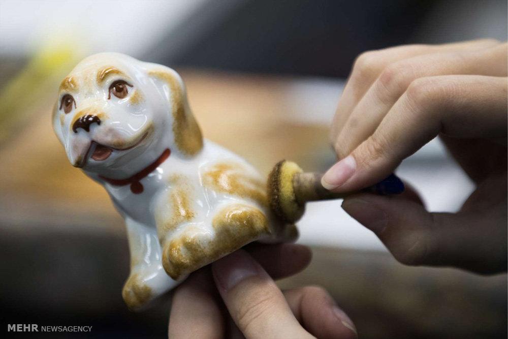 تصاویرتندیس سگ در جشن های سال نوی میلادی,تصاویرتندیس سگ درجشن سال ۲۰۱۸ میلادی,عکسهای تندیس سگ ئر جشن سال2018,