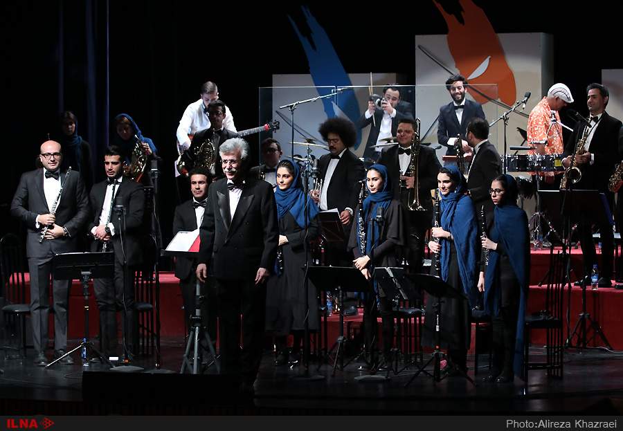 عکس ارکستر بادی جشنواره موسیقی فجر,تصاویر جشنواره موسیقی فجر,عکس ارکستر بادی تهران