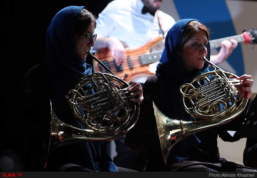 عکس ارکستر بادی جشنواره موسیقی فجر,تصاویر جشنواره موسیقی فجر,عکس ارکستر بادی تهران