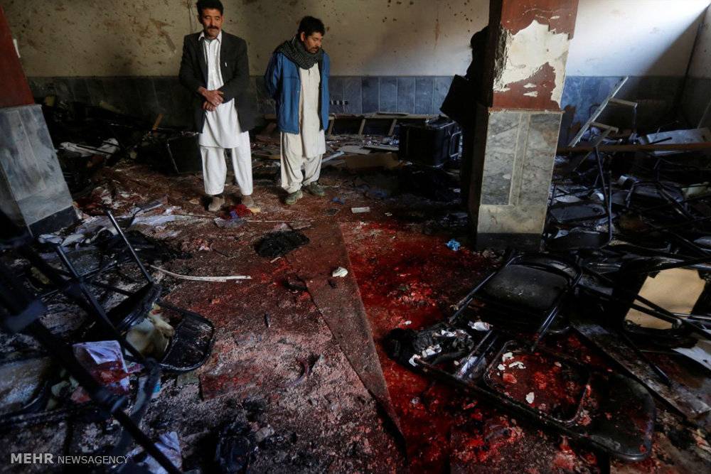 تصاویر حمله انتحاری به مرکز شیعیان در کابل‎,تصاویر حمله انتحاری به شیعیان,تصاویر حمله انتحاری در کابل,