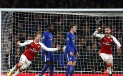 تصاویر فوتبال آرسنال و چلسی,عکس های پیروزی آرسنال مقابل چلسی,عکسهای مسابقات جام اتحادیه