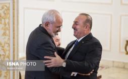 تصاویر دیدار وزیر امور خارجه ترکیه با ظریف,عکس های دیدار چاووش اوغلو و ظریف,تصاویر دیداروزیر امور خارجه ترکیه وایران