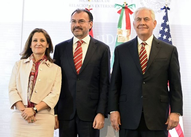 وزیران خارجه آمریکا و مکزیک و کانادا وزیران خارجه آمریکا و مکزیک و کانادا,اخبار سیاسی,خبرهای سیاسی,اخبار بین الملل