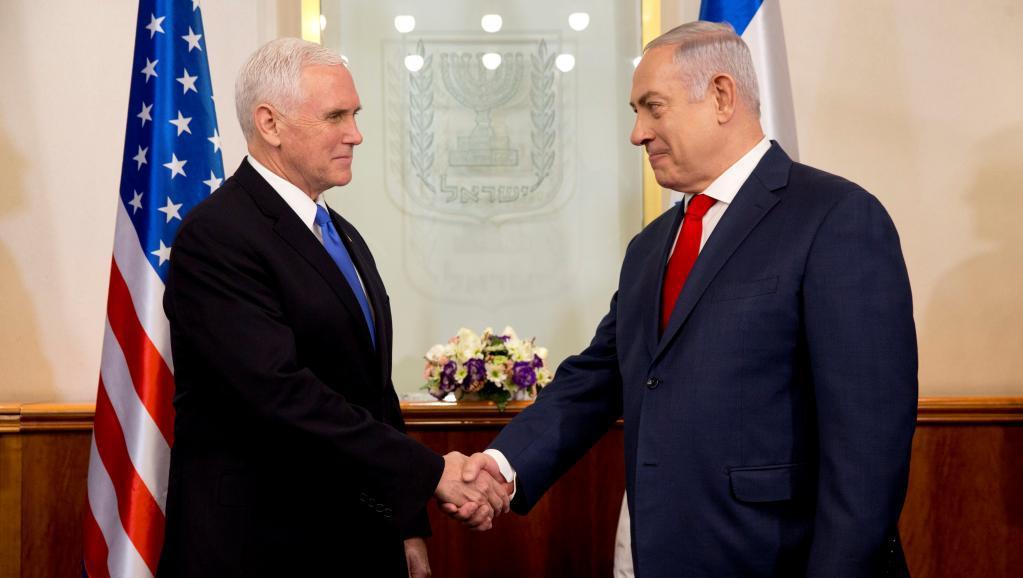 مایک پنس و نتانیاهو,اخبار سیاسی,خبرهای سیاسی,خاورمیانه
